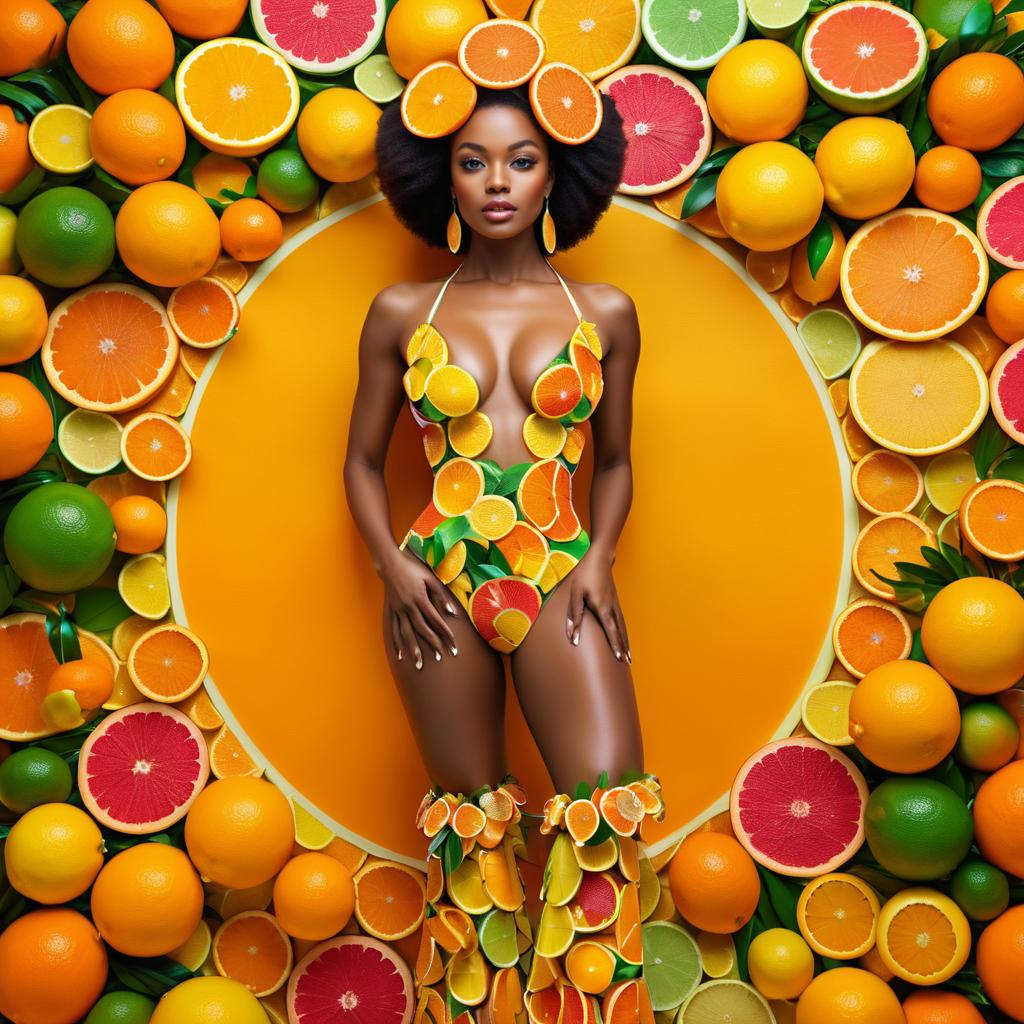 Citrus-Infused Fashion Artistry