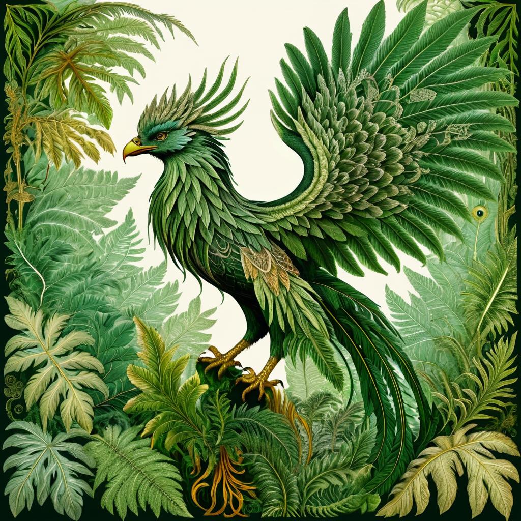 Fantasy Vintage Botanical and Zoological Art