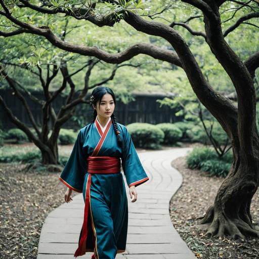 Realistic Shang Chi Cosplay in Nature