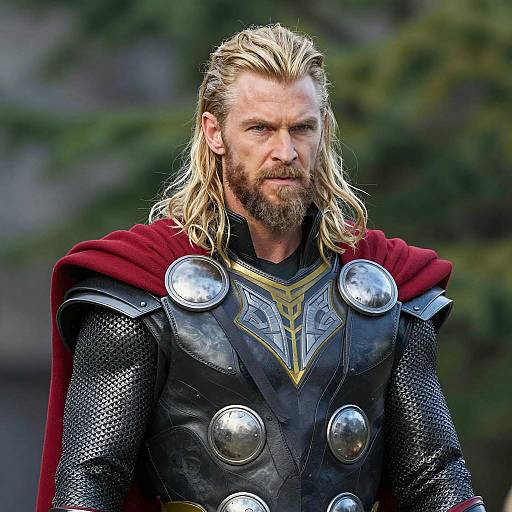 Epic Fantasy Character in Rich Armor