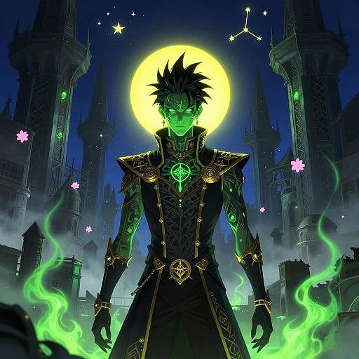 Surreal Cyber Fantasy Portrait of Sorin