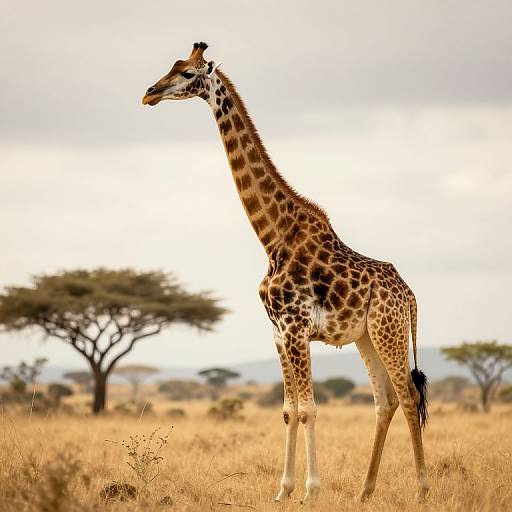 Realistic Tallneck Giraffe HD Wallpaper