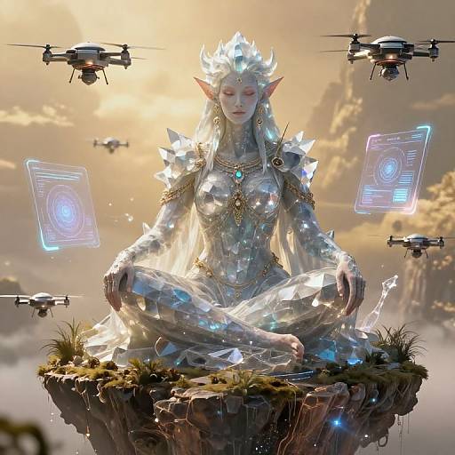 Ancient Wise Crystalline Giantess