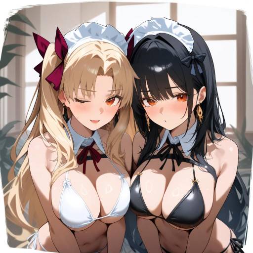 Ereshkigal-Inspired Maid Outfit Design