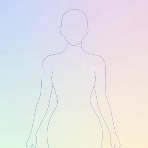 Abstract Silhouette Line Art