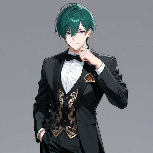 Stylish Young Man in Formal Attire Stylish Young Man in Formal Attire