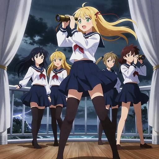 Lighthouse Admiral in Stormy Twilight