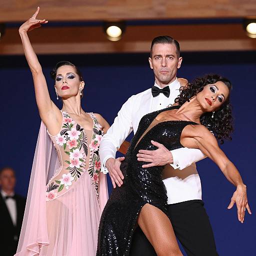 Elegant Ballroom Dance Trio
