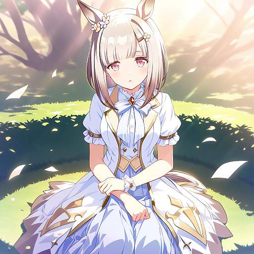 Illustration of Happy meek (umamusume), umamusume in the style of Amagai tarou