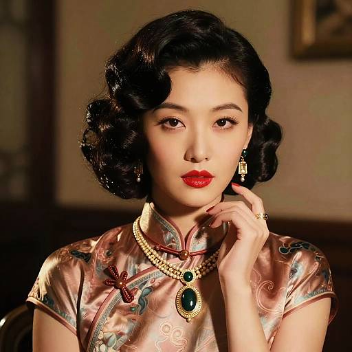 1920s East Asian Screen Siren Portrait