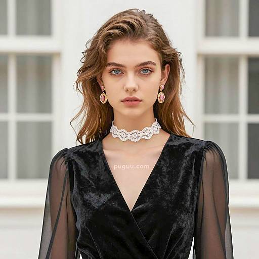 Elegant Portrait of a Young Woman