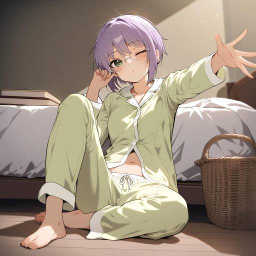 Charming Indoor Scene with Yuki Nagato