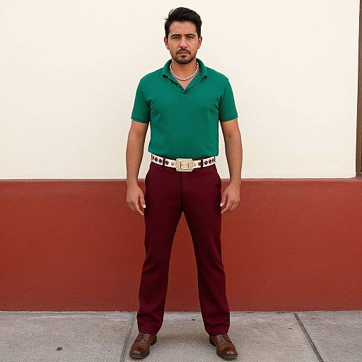 Man in Traditional Mexican Attire