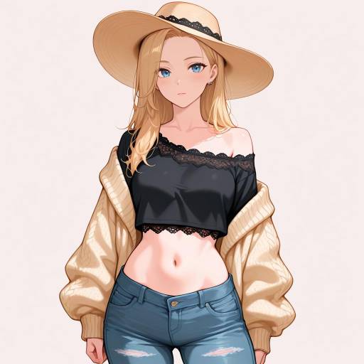 Adventurous Youth in Cowboy Shot Adventurous Youth in Cowboy Shot