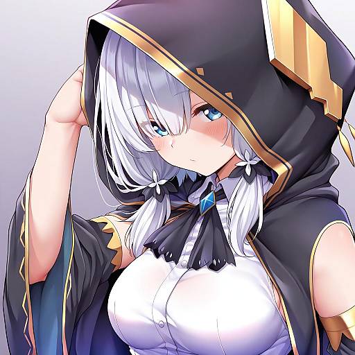 Illustration of Ars almal (1st costume), nijisanji in the style of Kanabun