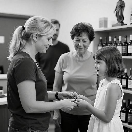 Family Interaction in Black and White