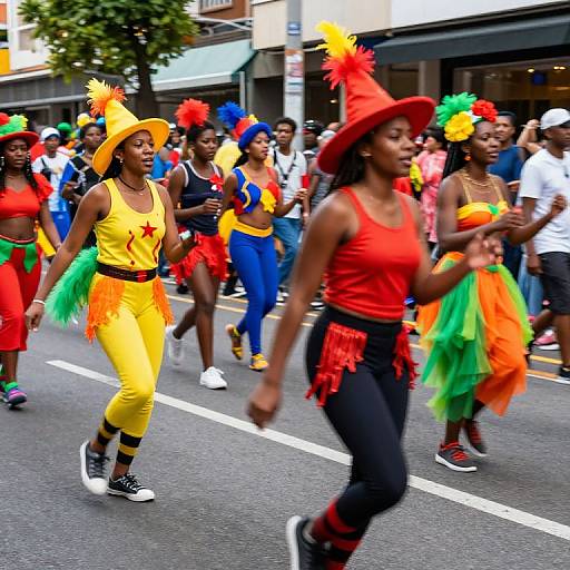 Vibrant Festival Street Fashion