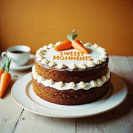 Carrot Cake with Sweet Moments Icing