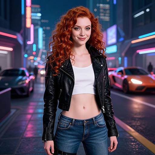 Cyberpunk Portrait of JudithHoagTMNTApril