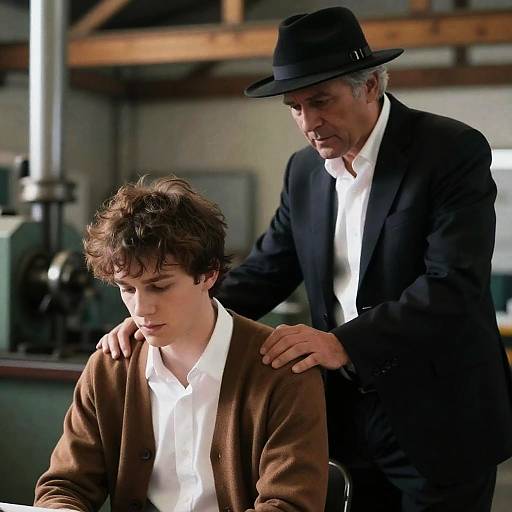 Industrial Portrait of Two Men