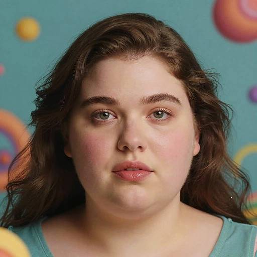 Surreal Vibrant Fantasy Head Portrait