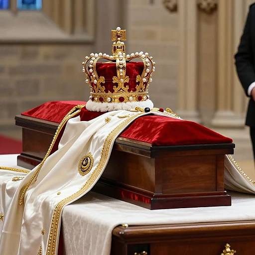 Royal Insignia for Duke's Funeral
