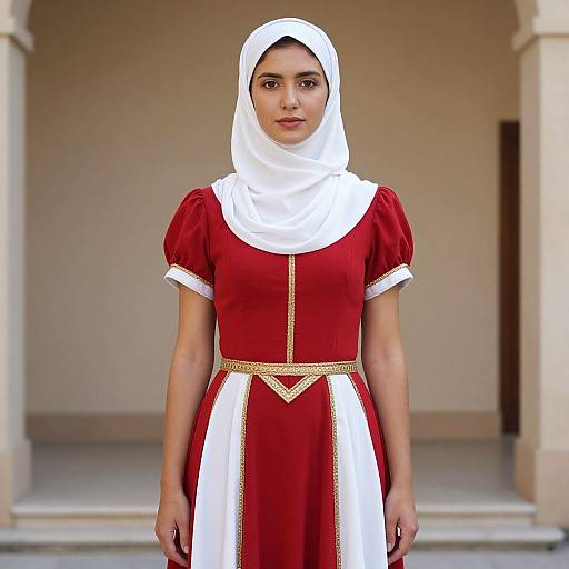 Female in Roman Costume with Turban