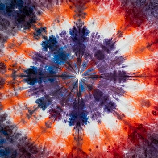 Cosmic Tie Dye Art Generator