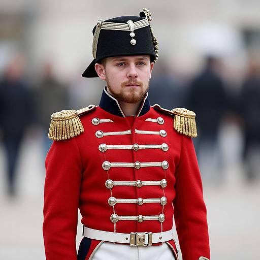 Realistic Napoleon Soldier Portrait