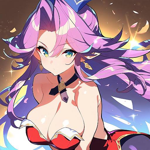 Illustration of Angela (seiken densetsu 3), seiken densetsu in the style of Fujishima-sei ichi-gou