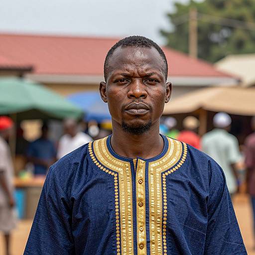 Photorealistic Portrait of African Man