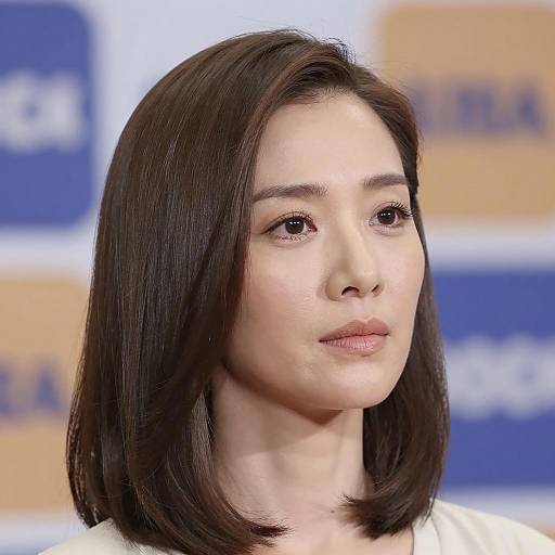 Portrait of Woman with Brown Hair