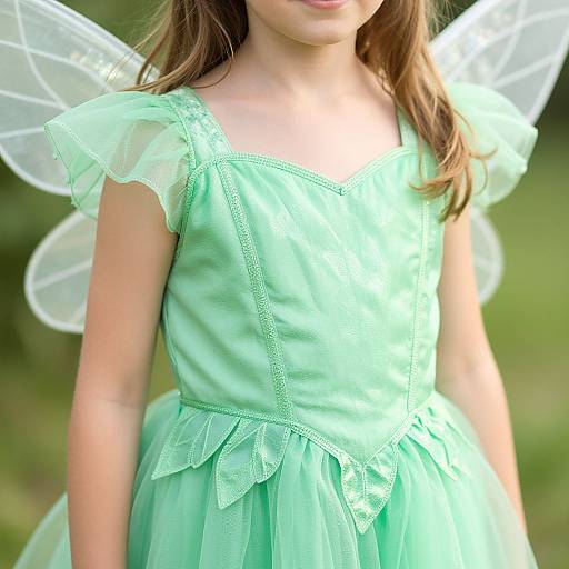 Tinkerbell-Inspired Green Fairy Dress