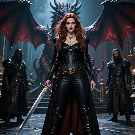 Buffy Battles with Dragons and Vampires