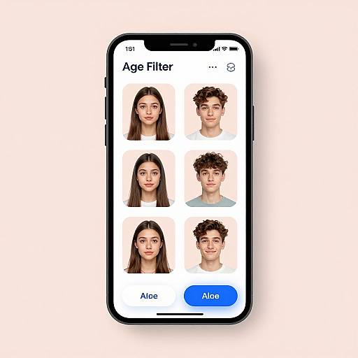 Free Age Filter App Concept Design