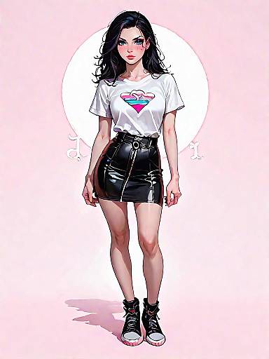 Stylish Woman in Casual Chic Outfit