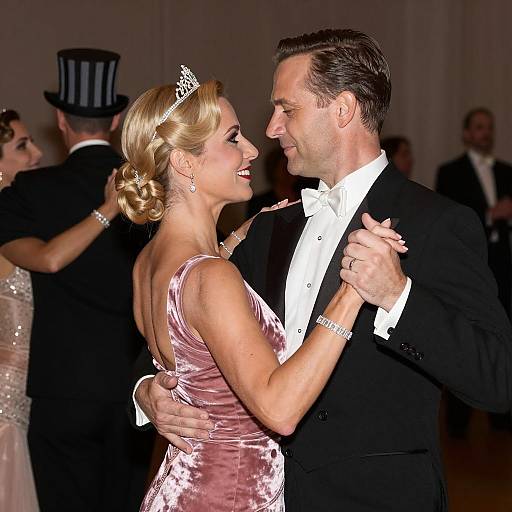Elegant Ballroom Dance Moment Captured