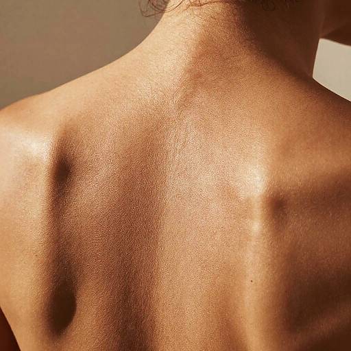 Detailed Close-Up of Swarthy Skin