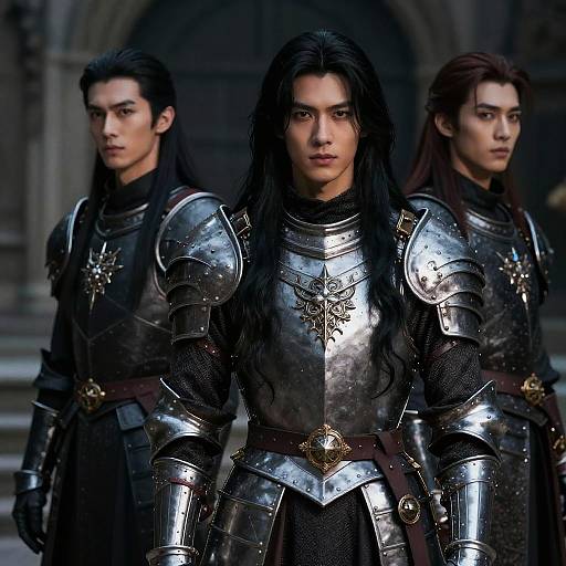 Mysterious Gothic Male Warriors