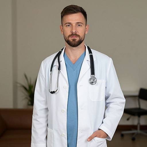 Funny Male Doctor Costume Portrait