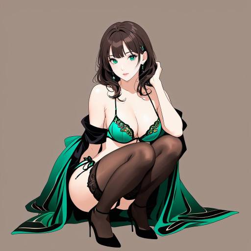 Sensual Woman in Lingerie Pose Sensual Woman in Lingerie Pose