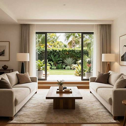 Elegant Modern Minimalist Living Room