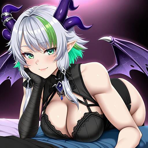 Illustration of Apricot the lich, vshojo in the style of Twrlare