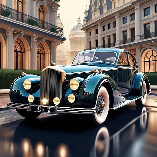 Elegant Vintage Car in Classic Style