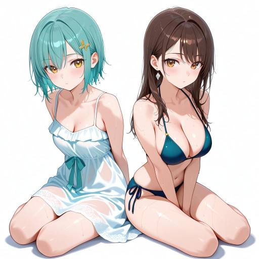 Chic Summer Vibes: Two Exotic Beauties Chic Summer Vibes: Two Exotic Beauties