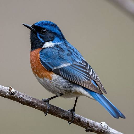 Black-throated Blue Warbler Illustration