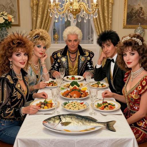 Baroque Punk Fish Family Dinner