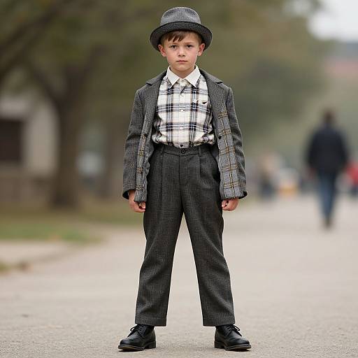 Retro Vintage Costume Male Portrait