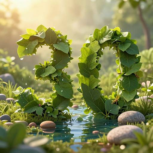 Surreal Nature Elements Fusion