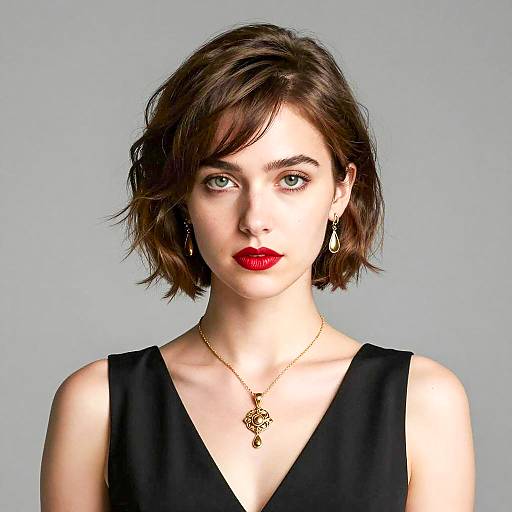 Elegant Portrait of a Young Woman